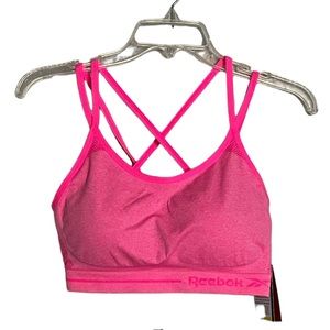 Reebok Rise Up Seamless Strappy Sports Bra NWT